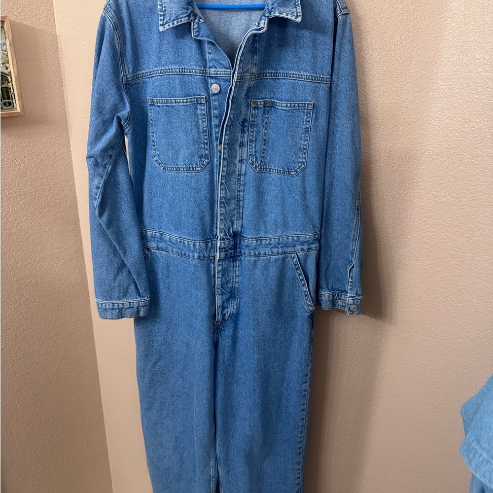 Top Man Denim Jumpsuit